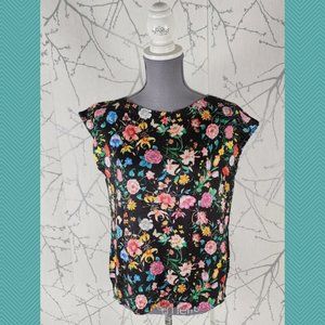 Laggia De Tessitori Colorful Floral Printed Knit Tee
